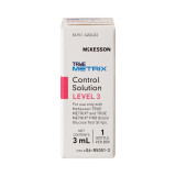 Glucose Control Solution McKesson TRUE METRIX Blood Glucose Testing 3 mL Level 3 06-R5051-3 Box/1 06-R5051-3 MCK BRAND 960303_BX