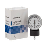 Blood Pressure Unit Gauge McKesson Black Body White Face with Black Numbers Standard Aneroid Sphygmomanometers 01-775 Series 01-809GM Each/1 01-809GM MCK BRAND 363783_EA