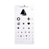 Eye Test Chart McKesson 20 Feet Kindergarten 63-3052 BG/5 63-3052 MCK BRAND 1038454_BG