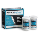 Assure Platinum Blood Glucose Test Strips, Case of 600