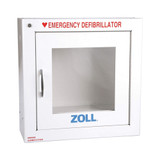 AED Wall Cabinet with Alarm Standard Metal Wall Cabinet with Alarm, 17.4 x 17.4 x 8.9 Inch For use with AED 8000-0855 Pack of 1