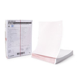 Recording Chart Paper Vital Signs Z-Fold Red Grid 2009828-020 Pack of 300