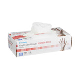 Exam Glove McKesson NonSterile Clear Powder Free Vinyl Ambidextrous Smooth Not Chemo Approved X-Large 14-120 Case/1000 14-120 MCK BRAND 354441_CS