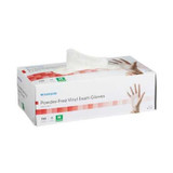 Exam Glove McKesson NonSterile Clear Powder Free Vinyl Ambidextrous Smooth Not Chemo Approved Medium 14-136 Box/150 14-136 MCK BRAND 832682_BX Exam Glove McKesson NonSterile Clear Powder Free Vinyl Ambidextrous Smooth Not Chemo Approved Medium 14-136 Box/150 14-136 MCK BRAND 832682_BX