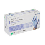 McKesson Confiderm 3.5C Exam Glove Medium NonSterile Nitrile Standard Cuff Length Textured Fingertips Blue Chemo Tested, 14-6976C, Case of 2000