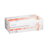 Exam Glove McKesson NonSterile Clear Powder Free Vinyl Ambidextrous Smooth Not Chemo Approved X-Large 14-140 Case/1300 14-140 MCK BRAND 833078_CS