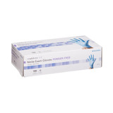 McKesson Confiderm 3.8 Exam Glove Large NonSterile Nitrile Standard Cuff Length Textured Fingertips Blue Not Rated, 14-688, Case of 1000