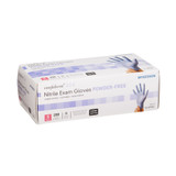 McKesson Confiderm 3.5C Exam Glove Small NonSterile Nitrile Standard Cuff Length Textured Fingertips Blue Chemo Tested, 14-6974C, Case of 2000
