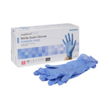McKesson Confiderm 3.5C Exam Glove Small NonSterile Nitrile Standard Cuff Length Textured Fingertips Blue Chemo Tested, 14-6974C, Case of 2000