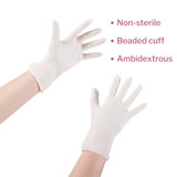 McKesson Exam Glove X-Large NonSterile Stretch Vinyl Standard Cuff Length Smooth Ivory Not Rated, 14-820, Case of 1000