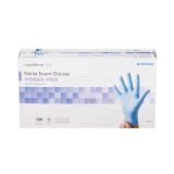 Exam Glove McKesson Confiderm 3.8 NonSterile Blue Powder Free Nitrile Ambidextrous Textured Fingertips Not Chemo Approved Large 14-688 Box/100 14-688 McKesson Confiderm 921613_BX
