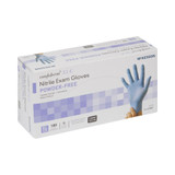 McKesson Confiderm 3.5C Exam Glove X-Large NonSterile Nitrile Standard Cuff Length Textured Fingertips Blue Chemo Tested, 14-6980C, Case of 1800