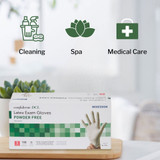 McKesson Confiderm Exam Glove Small NonSterile Latex Standard Cuff Length Smooth Ivory Not Rated, 14-314, Box of 100