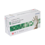 McKesson Confiderm Exam Glove Small NonSterile Latex Standard Cuff Length Smooth Ivory Not Rated, 14-314, Box of 100
