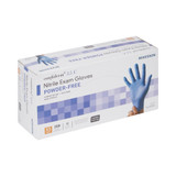 McKesson Confiderm 3.5C Exam Glove X-Small NonSterile Nitrile Standard Cuff Length Textured Fingertips Blue Chemo Tested, 14-6972C, Box of 200
