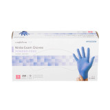 Exam Glove McKesson Confiderm 3.0 NonSterile Blue Powder Free Nitrile Ambidextrous Textured Fingertips Not Chemo Approved Small 14-6N32 Case/2500 14-6N32 MCK BRAND 957801_CS