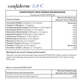 McKesson Confiderm 3.0 Exam Glove Small NonSterile Nitrile Standard Cuff Length Textured Fingertips Blue Chemo Tested / Fentanyl Tested, 14-6N32, Case of 10