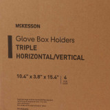 Glove Box Holder McKesson Horizontal or Vertical Mount 3-Box Clear 3-1/8 X 10-1/4 X 15-1/4 Inch Plastic 16-6530 Case/4 16-6530 MCK BRAND 519596_CS