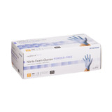 McKesson Confiderm 3.5C Exam Glove X-Small NonSterile Nitrile Standard Cuff Length Textured Fingertips Blue Chemo Tested, 14-6972C, Case of 2000