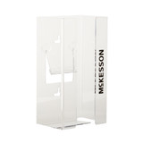 McKesson Glove Box Holder Horizontal or Vertical Mounted 1 Box Capacity Clear 4 X 5-1/2 X 10 Inch Plastic, 16-6534, Case of 10