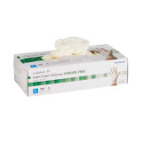 Exam Glove McKesson Confiderm NonSterile Ivory Powder Free Latex Ambidextrous Textured Not Chemo Approved Large 14-1383 Box/100 14-1383 McKesson Confiderm 921599_BX