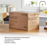 McKesson Confiderm Exam Glove Small NonSterile Vinyl Standard Cuff Length Smooth Clear Not Rated, 14-164, Case of 1000