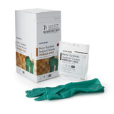 McKesson Perry Performance Plus Surgical Glove Size 7.5 Sterile Polychloroprene Standard Cuff Length Smooth Dark Green Chemo Tested, 20-2575N, Box of 50