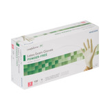McKesson Confiderm Exam Glove Small NonSterile Latex Standard Cuff Length Fully Textured Ivory Not Rated, 14-1381, Case of 1000