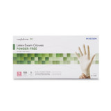 McKesson Confiderm Exam Glove Small NonSterile Latex Standard Cuff Length Fully Textured Ivory Not Rated, 14-1381, Case of 1000