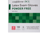 McKesson Confiderm Exam Glove Small NonSterile Latex Standard Cuff Length Smooth Ivory Not Rated, 14-314, Case of 1000
