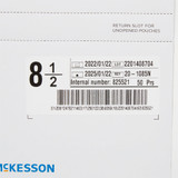McKesson Perry Surgical Glove Size 8.5 Sterile Latex Standard Cuff Length Smooth Cream Chemo Tested, 20-1085N, Case of 200