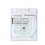 McKesson Perry Performance Plus Surgical Glove Size 7.5 Sterile Polyisoprene Standard Cuff Length Smooth Green Chemo Tested, 20-2075N, Case of 200