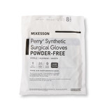 McKesson Perry Performance Plus Surgical Glove Size 8.5 Sterile Polychloroprene Standard Cuff Length Smooth Dark Green Chemo Tested, 20-2585N, Box of 50