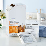 McKesson Perry Surgical Glove Size 6 Sterile Latex Standard Cuff Length Smooth Brown Not Chemo Approved, 20-1360N, Box of 50