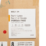 McKesson Perry Surgical Glove Size 8 Sterile Latex Standard Cuff Length Smooth Brown Not Chemo Approved, 20-1380N, Case of 200