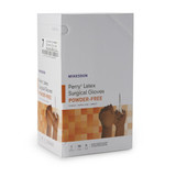 McKesson Perry Surgical Glove Size 7 Sterile Latex Standard Cuff Length Smooth Brown Not Chemo Approved, 20-1370N, Case of 200