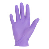 Purple Nitrile-Xtra Exam Glove Large Sterile Pair Nitrile Extended Cuff Length Textured Fingertips Purple Chemo Tested, 14262, Box of 50