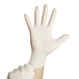 Trilon 2000 PF with MC3 Exam Glove Large NonSterile Stretch Vinyl Standard Cuff Length Smooth Ivory Not Rated WITH PROP. 65 WARNING, 25-970, Box of 100