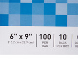 McKesson Reclosable Bag 6 X 9 Inch Polyethylene Clear Zipper Closure, 4580, Pack of 1