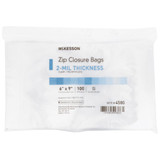 McKesson Reclosable Bag 6 X 9 Inch Polyethylene Clear Zipper Closure, 4580, Pack of 1