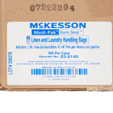 McKesson Infectious Linen Bag Infectious Linen 40 to 45 gal. Yellow 40 X 46 Inch, 03-5145, Case of 100