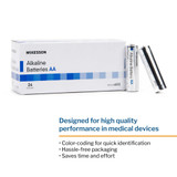 McKesson Alkaline Battery AA Cell 1.5V Disposable 24 Pack, 4855, Box of 24