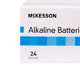 McKesson Alkaline Battery D Cell 1.5V Disposable 24 Pack, 4858, Case of 144