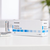 McKesson Alkaline Battery AA Cell 1.5V Disposable 24 Pack, 4855, Case of 240