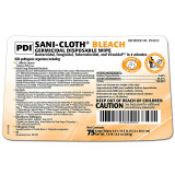 Surface Disinfectant Cleaner Sani-Cloth Bleach Wipe 75 Count Canister Manual Pull Chlorine Scent P54072 Case/12 P54072 PDI/NICE-PAK 786308_CS