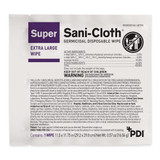 Super Sani-Cloth Surface Disinfectant Cleaner Premoistened Germicidal Manual Pull Wipe 50 Count Individual Packet Alcohol Scent NonSterile, U87295, Case of 150