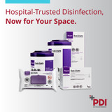 Super Sani-Cloth Surface Disinfectant Cleaner Premoistened Germicidal Manual Pull Wipe 50 Count Individual Packet Alcohol Scent NonSterile, U87295, Case of 150