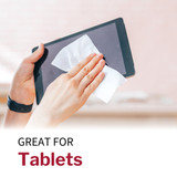 Easy Screen Surface Cleaner Premoistened Alcohol Based Manual Pull Wipe 70 Count Canister Alcohol Scent NonSterile, P03672, Case of 840