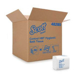 Toilet Tissue Scott Control HBT White 2-Ply Standard Size Folded 250 Sheets 4-1/2 X 8-1/10 Inch 48280 Case/36 48280 Kleenex 499135_CS