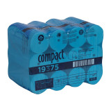 Toilet Tissue Compact® White 2-Ply Standard Size Coreless Roll 1000 Sheets 3-4/5 x 4-1/20 Inch 19375 Case of 36 Compact® 381174_CS